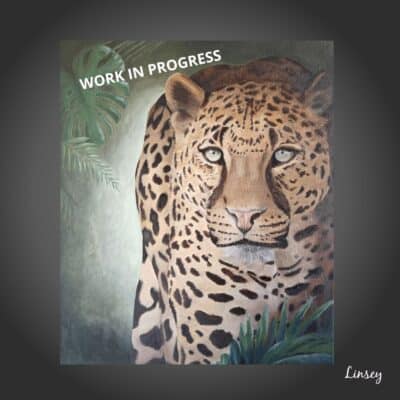 Tableau de jaguar dans la jungle